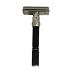 Vtg 1969 Gillette Black Beauty Super Adjustable 1-9 Safety Razor Date Code O1