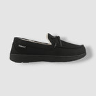 Isotoner Men s Black Memory Foam Microsuede Nigel Moccasin Slippers Size 11-12