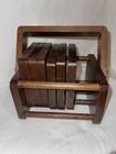 Mcm Hi Mark Vintage 6 Quart And Wood Coasters    