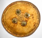 18th Century Mughal Shield With Bronze  Gilded Bosses Islamic Eastern Persian