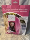Cozy Cover Infant Carrier Cover Pink Secure Car Seat Cover Weatherproof Baby Zip