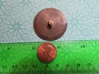 Vintage Metal Button large One-piece Metal tombac  colonial   approx  1-3 8   au
