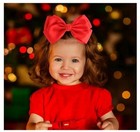 Large Big 6 Inch Hair Bows For Girls Thick Ribbon Boutique Alligator Clips Hair
