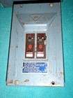 Vintage Wadsworth Electrical Panel   Pair 20 Amp Breakers From 1963 Airstream
