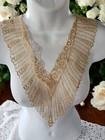 Beautiful Antique Lace Collar Bib Clothing Accessory Eye Catching