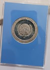 Vintage United Nations 1971 Peace Medal Sterling Silver Proof Franklin Unc 