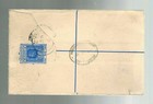 1916 Lagos Nigeria  Registered  Cover To England Postal Stationery Envelope