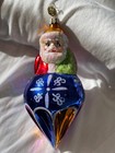 Christopher Radko Christmas Ornament Santa s On Top  Item  1011404  Rare Retired