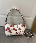 C oach Cz774 Teri Shoulder Bag With Cherry Print Smooth Leather Outlet