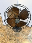 Antique 1930   s Emerson Brass Blade Oscillating 10    Fan Model 6250-f Untested