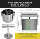 Stainless Steel Manual Vegetable Squeezer   Cheese Press food Press For Dumpling