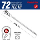 Workpro 3 8  Drive Extra Long Flex Head Ratchet 18  Ratchet Handle Quick Release