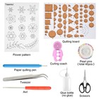 15 Pcs Paper Quilling Kit With 29 Colors 600 Strips Craft Tool Set