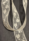 Antiqu  Vintage Lace French Soft  1 2  W Insertion Trim By Yard Bisque Doll Trim
