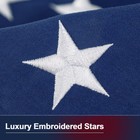 Spun Polyester American Flag 4x6 Ft Outdoor  Premium American Flags For Outsi   