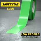 Safetytac Lean Floor Marking Tape 2  To 4  X 100 Ft Ultra Low Profile  7 Colors 