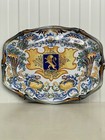 An Exceptional Large Figural Majolica  Plate  charger