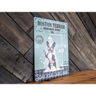 Boston Terrier Bathroom Sign - Boston Terrier Organic Soap Co - Soak Your Cares
