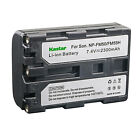 Kastar Battery Lcd Dual Charger For Sony Np-fm50 Np-fm30 Fm50 Np-fm55h Np-qm51