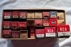 Vintage Antique Nos 24 Vacuum Tubes Original Factory Box Rca Raython Radio Tv