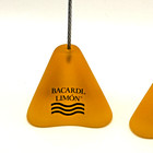 Bacardi Limon Rum Menu Clip Holders Stand With Alligator Clasp Pictures Card 2pc