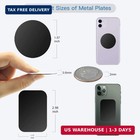 10 Pack Metal Plate For Phone Magnet Car Mount Universal Replacement Sticker