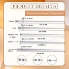 Piercing Tool Set For 16g 18g Flat Back Earrings - Stainless Steel Applicator