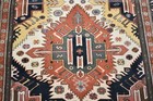 Vintage Caucasian Rug 58   X 75   Hand Knotted Rug Rare Design Terrific Area Rug