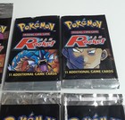 2000 Pokemon Team Rocket Foil Wrapper Used Lot Of 10 Empty Packs Long   Short