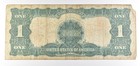 1899  1 United States Black Eagle Silver Certificate Large Note Blue Seal  0889