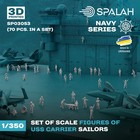 Us Navy Carrier Sailors Figures 1 350 Spalah Sp03053