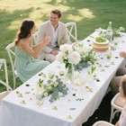 Gold Mr Mrs Greenery Wedding Table Confetti Bridal Shower Decor 200 Pcs
