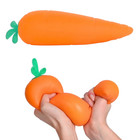 Sunny Days Jumbo Squeezy Carrot     Squishy Stress Toy  Sensory Fun  New