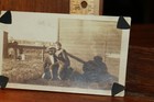 1900 s Antique Photo Woman Sitting On Man s Knee 