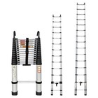 Telescoping Ladder Extension Ladder Multi Purpose Folding Non-slip Load 330lbs