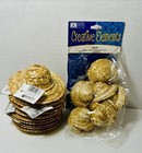 Lot Of  24 - 12- Miniature 2      12- 4    Straw Hats Unused Crafts Doll Making