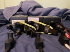 Used Htc Vive 3 0 Tracker Black  3-pack Plus Dongles And Straps