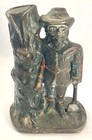 Antique Cast Iron Captain Kidd Still Coin Bank 1901 Piggy Bank Penny   30