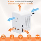 220v To 110v Voltage Converter Us To Europe International Universal Travel Ad   
