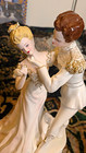 Vintage Cinderella 11  Porcelain Figurine W  Prince Charming   2 Carriages