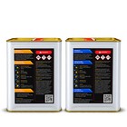 Polyaspartic Floor Coating Kit  Clear Topcoat  Bubble Free Uv Stable  2 Gallon