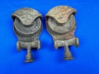 C 1910 Myers Barn Door Rollers   No Chips  Turns Properly  No Door Hangers