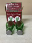 Bottle Top Shots Shot Glasses Set Recycled Beer Bottle Glass