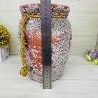 Japanese Octopus Pot Takotsubo With Barnacles Rope Attached Decorative Jar Jp