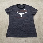 University Of Texas Longhorns T Shirt Womens Large Gray Nike