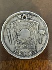 Vintage Silver Masonic Penny - Weatherford  Parker County  Texas - R  L  Parker