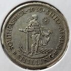 South Africa 1935 Silver Shilling Very Fine Km  17 3 Silver Coin
