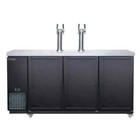 72    Dual Tap Kegerator Beer Dispenser     Commercial Draft Beer Cooler