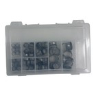 Oetiker 80pc 1-ear Clamp Kit Stainless 1 4in-7 16in Hose Clamp Assortment Kit