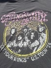 Aerosmith Get Your Wings 1974 Us Tour T Shirt Mens M Black Band Graphic Tee
